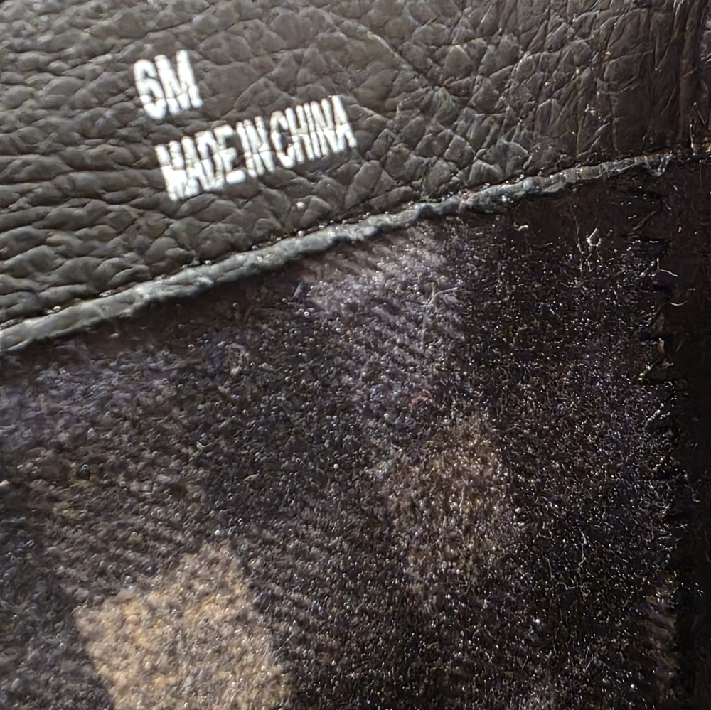 Born 'Fannar' Suede Distressed Gray Knee-High Riding Boots. Sz 6M - Picture 10 of 11